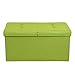 Otto & Ben Folding Box Chest with Smart Lift Top Upholstered Tufted Ottomans Bench Foot Rest for Bedroom and Living Room, 30