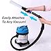 Universal Dusty Brush Vacuum Attachment Duster Cleaning Tool Vacuum Duster Attachment with Universal Adapter Handy Flexible for Keyboards, Drawers, Cars, Corners, Vents, Furnitures