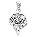 Scottish Spirit of Alba Thistle Celtic Knot Art Sterling Silver Pendant by Courtney Davis