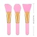 ARTIFUN 3 PCS Silicone Face Mask Brush,Mask Beauty Tool Soft Silicone Facial Mud Mask Mixing Brush Cosmetic Silicone Makeup Applicator for Applying Facial Mask, Eye Mask,Peel, Serum or DIY Needs