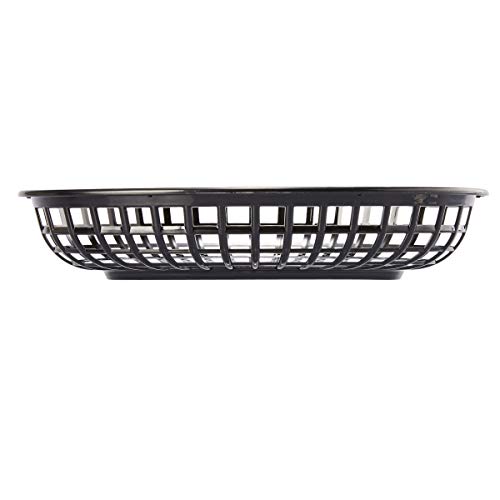 Juvale 12-Pack Plastic Oval Baskets for Fast Food Service, Restaurants and Deli, 9 x 6 x 1.5 Inches - Thumbnail 6