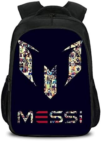 ULIIM Children's Messi Backpacks Fashion Kid's School Bag Top Footballs Stars Boys Girls High Capacity Canvas Travel Schoolbags