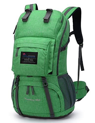MOUNTAINTOP 40L Hiking Backpack Water Resistant Mens Women Rucksack for Trekking, Traveling, Camping, Cycling, Climbing