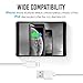 Atill Phone Charger 5Pack 3FT+3FT+3FT+6FT+10FT Extra Long USB Charging and Data Syncing Cable Cord Compatible Phone XS MAX XR X 8 8 Plus 7 7 Plus 6s 6s Plus 6 6 Plus and More,White