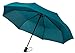 Crown Coast Caribbean Blue Travel Umbrella - 60 MPH Windproof Lightweight for Men Women and Kids, Compact Travel Umbrellas in Multiple Colors