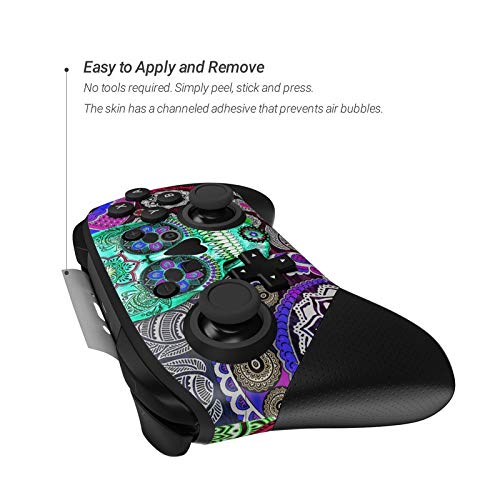 Sugar Skull Sombrero Decalgirl Skin Sticker Wrap Compatible with Nintendo Switch Pro Controller