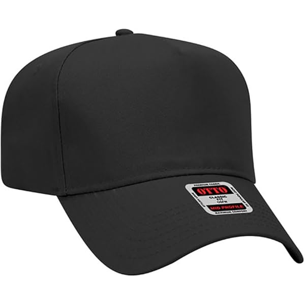OTTO Wholesale 12 x Cap 5 Panel Mid Profile Baseball Cap (003