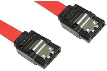 rhinocables Sata Cable II, Sata Power Splitter, Serial ATA Hard Drive Data Locking Lead, Right Angled or Straight Head (90cm