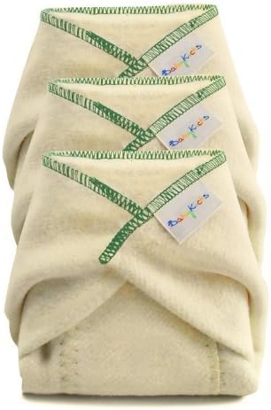 BabyKicks 3 Pack Prefold Diaper, Medium by BabyKicks