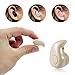 Sunvito Ultra Small Bluetooth 4.0 Headset Headphone Earphone Mini Invisible In-ear wireless Headphones Support Hands-free Calling For Smartphones with Bluetooth (Fleshcolor)