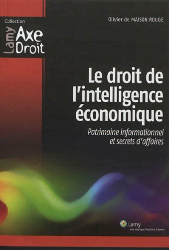 Le  droit de l'intelligence économique