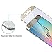 S6 Edge Plus Screen Protector,Dokpav Ultra Slim Samsung Galaxy S6 Edge Plus Tempered Glass Full Screen Protector, Protective Film Anti-scratch Anti-fingerprint - Gold