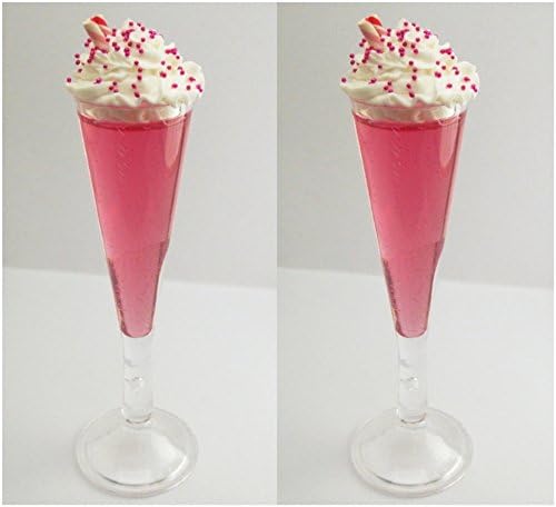 Set of 2 Pink Punch Drinks Perfect for 18 Inch American Girl Dolls