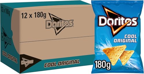 Doritos Cool Original Box of 12 Sharing Bags (180g) Sold & Shipped by Pennguin UK