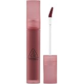 3CE BLUR WATER TINT(4.6g) soft lip with less smear with a blurry finish (#DOUBLE WIND) with sun cream(1ml*3ea)