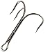 Jumping fish 100pcs 3551 Size #2 Round Bend Strong Sharp Fishing Treble Hooks Fishing Hooks for Saltwater Fishing