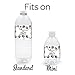 Puppy Dog Birthday Party Water Bottle Labels, 24 Stickers