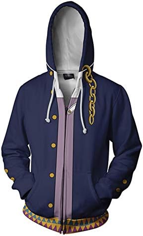 JoJo Bizarre Adventure Anime 3D Print Hooded Sweatshirt Shirts Unisex Hoodie Fashion Novelty Funny Jacket Tops