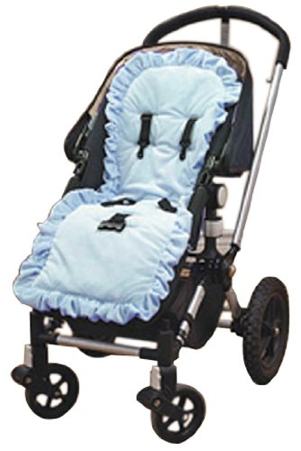 blue baby doll stroller
