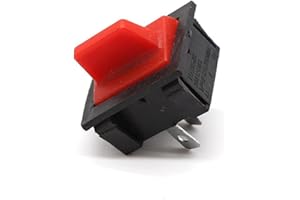 2-Position Rocker Switch for Generators, Engine Stop/Ceasefire Switch, 125/250V 15–20A Snap-In Mount, 2-Pin Terminal