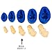First Impression Molds B234 Baby 3 Silicone Cake Decorating Mold, Medium, Blue