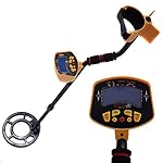LAZYMOON MD-3010II Metal Detector Gold Digger Hunter Deep Sensitive Search LCD with Waterproof Search Coil