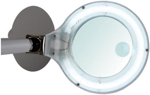 Velleman VTLAMP10 Desk Lamp with Magnifying Glass, White, 12 W, Small to Medium - Image 4