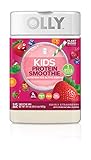 OLLY Kids Plant Based Smoothie Mix, Swirly Strawberry, 16.2 Ounce