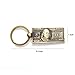 $100 Hundred Dollar Bill NY Keychain Silver & Bronze US Souvenir Gift Key Ring (Pack of 3 color)
