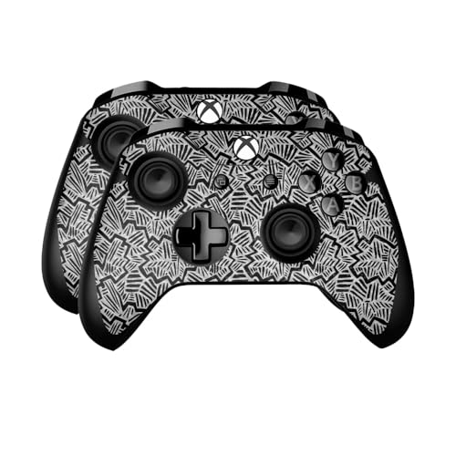 Carbon Fiber Skin Compatible with Microsoft Xbox One Controller (2 Pack) - Abst…