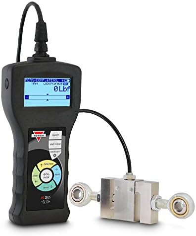 TORBAL FC20k Professional Force Gauge, 4,000lbf x 1lbf, Tension and Compression, Built-in Wireless, USB, microSD, Interchangeable Load Cell