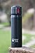 17oz Coffee Thermos, Stainless Steel Travel Mug, Double Wall Vacuum Insulated Water Bottle, Keeps Drinks Hot for 12 Hours and Cold for 24,(Extra Seal Gasket Included) Color Black