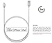 Volts 10ft Lightning Cable to USB [Apple MFi Certified] Charger w/ Ultra Compact Connector Head for Apple iPhone 6 / 6s / 6 plus, iPod, iPad & more (3 meter - Silver)