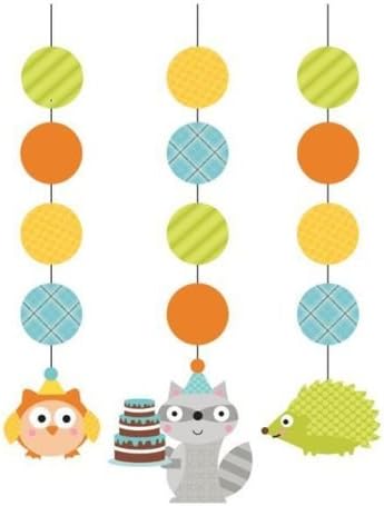 Happi Woodland Boy Hanging Dangler Decorations x 3