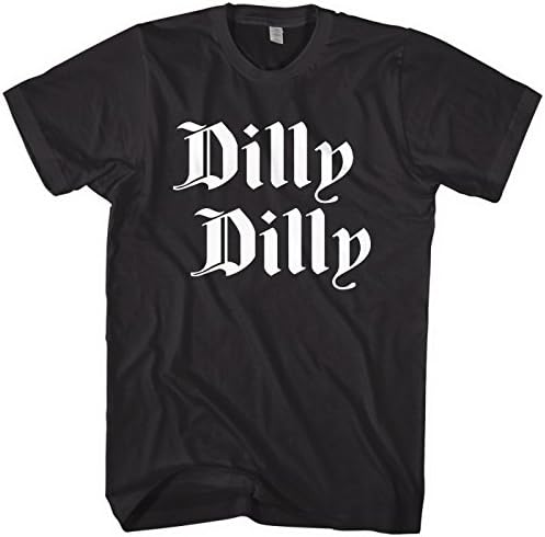 Mixtbrand Men's Dilly Dilly Old English T-Shirt S Black