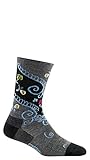 Darn Tough Twisted Garden Crew Light Sock - Women's Black Medium