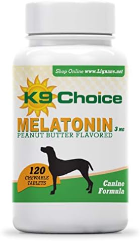 K9 Choice Melatonin 3 mg Peanut Butter Chewable