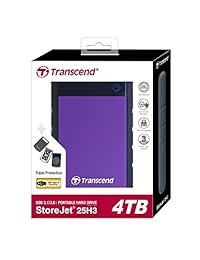 4TB Transcend StoreJet 25h3 2,5 pulgadas USB3.0 Disco duro portátil