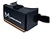 MINKANAK 3D Virtual Reality Cardboard Glasses with Head Strap Nose Pad and NFC for 3-6-Inch Smartphone