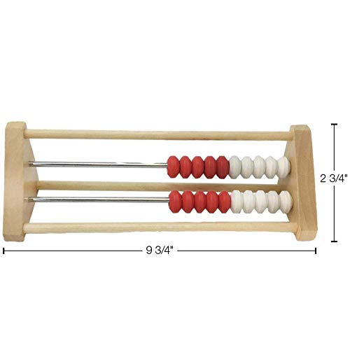 hand2mind 20Bead Rekenrek, Wooden Rekenrek, Abacus for Kids Math