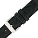 Tech Swiss Extra Long Watch Band Genuine Leather Calfskin Black 18 millimeters