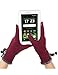 Touch Screen Gloves Women Lined Thick Winter Warm Gloves Outdoor Burgundy