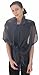 Sheer-Delights Organza Evening Wrap Shawl for Prom Wedding Bride Navy Blue