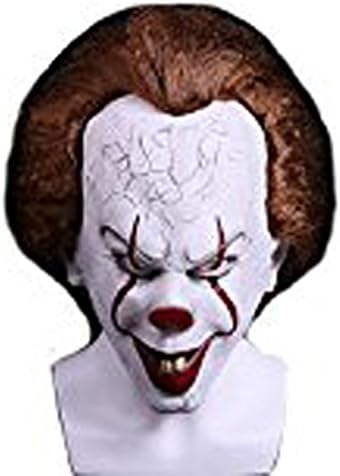 Yangxiao Halloween Hot Sale Clown Cosplay Costume 2017 Movie Uniform (One Size, Mask)