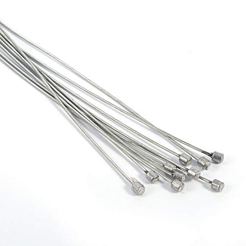 Nitrip 10pcs Bike Derailleur Cable, Durable Road Shift Cable Inner Shift Cable Shifter Cables for Bicycle Folding Bikes