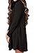 Mulisky Women's Crewneck Long Sleeve Big Pockect Knitted Casual Sweater Dresses