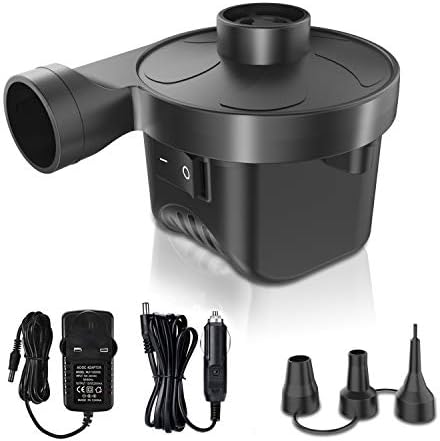 KOOLIFE Electric Air Pump for Pool Inflatables Air Mattress AirBed Paddling Pool floats Boat Quick Electric Air Pump Lazy Spa Pump