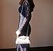 BIG-SALE- Evening Handbags Flower Evening Clutch Pearl Beaded Evening Handbags For Cocktail Wedding (Silver-3007)