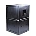 Petsfit Double-Decker Pet House Litter Box Enclosure Night Stand Painted with Non-Toxic with Latch Holding The Door