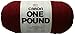 Caron 29401010562 One Pound Solids Yarn, 16oz, Gauge 4 Medium, 100% Acrylic - Claret- For Crochet, Knitting & Crafting ( 1 Piece )